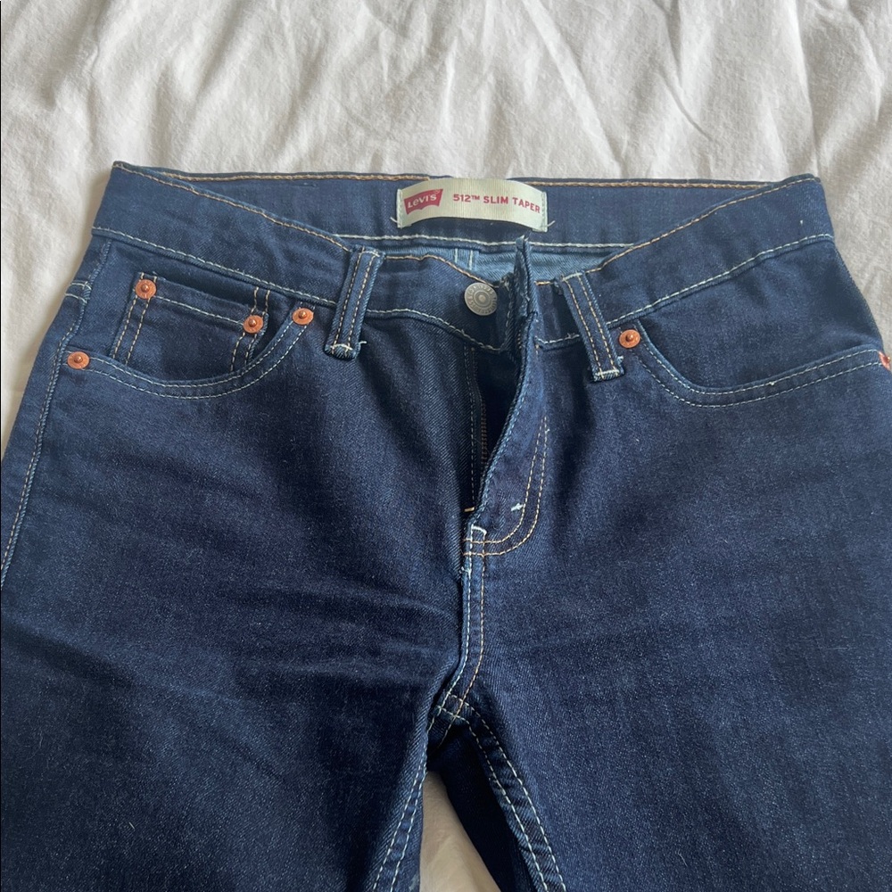 Levi's Women's Dark Blue Straight Leg Jeans